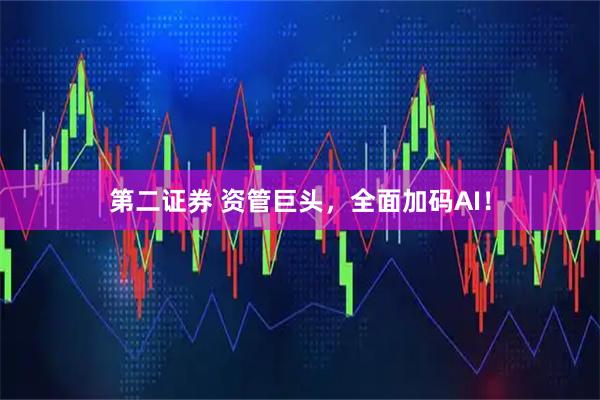 第二证券 资管巨头，全面加码AI！