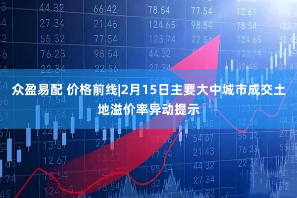 众盈易配 价格前线|2月15日主要大中城市成交土地溢价率异动提示