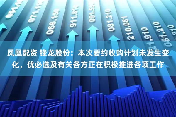凤凰配资 锋龙股份：本次要约收购计划未发生变化，优必选及有关各方正在积极推进各项工作